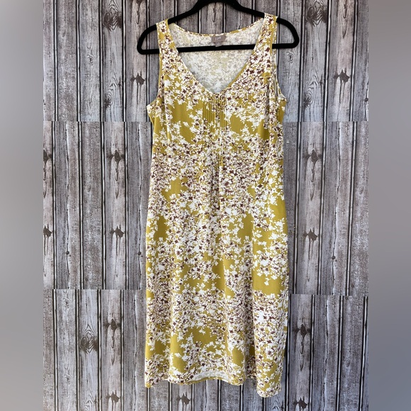 J Jill Floral Sleeveless Dress Size 12 - Picture 1 of 6